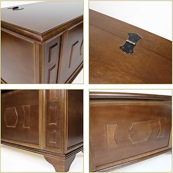 Amazon.co.jp: 【イタリア製 クラシック家具】収納ベンチ